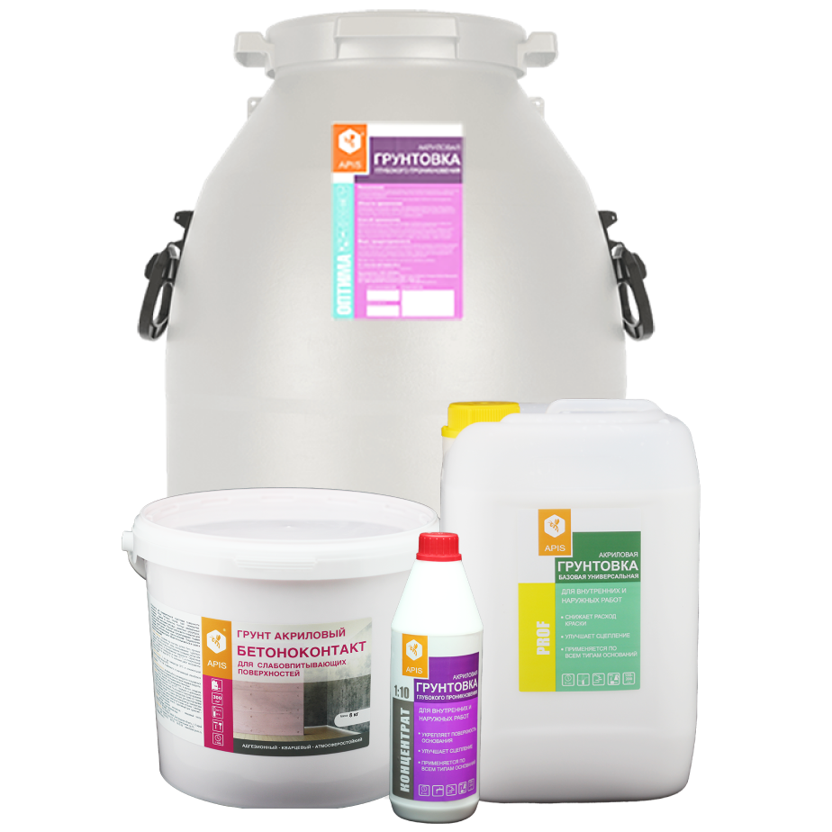 Акриловые грунтовки — купить с доставкой в интернет-магазине «Барьер»